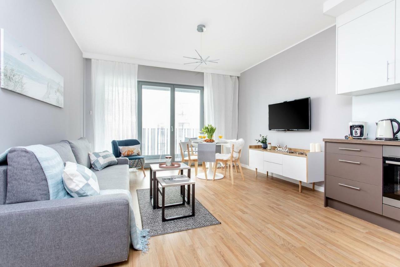 Seaside Beach 150M Do Plazy - Parking - Praia Apartments - Polsat Ergo Arena Plus Gdańsk Eksteriør bilde